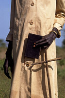 Christian  Sudanese Dinka with his bible and crucifix - © Viviane Moos