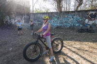 Barbara, bicycle tour participant. - © Viviane Moos